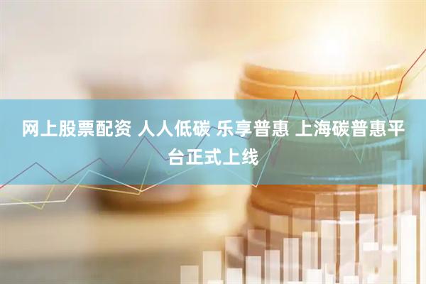 网上股票配资 人人低碳 乐享普惠 上海碳普惠平台正式上线