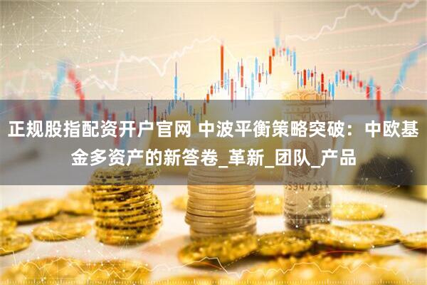 正规股指配资开户官网 中波平衡策略突破：中欧基金多资产的新答卷_革新_团队_产品